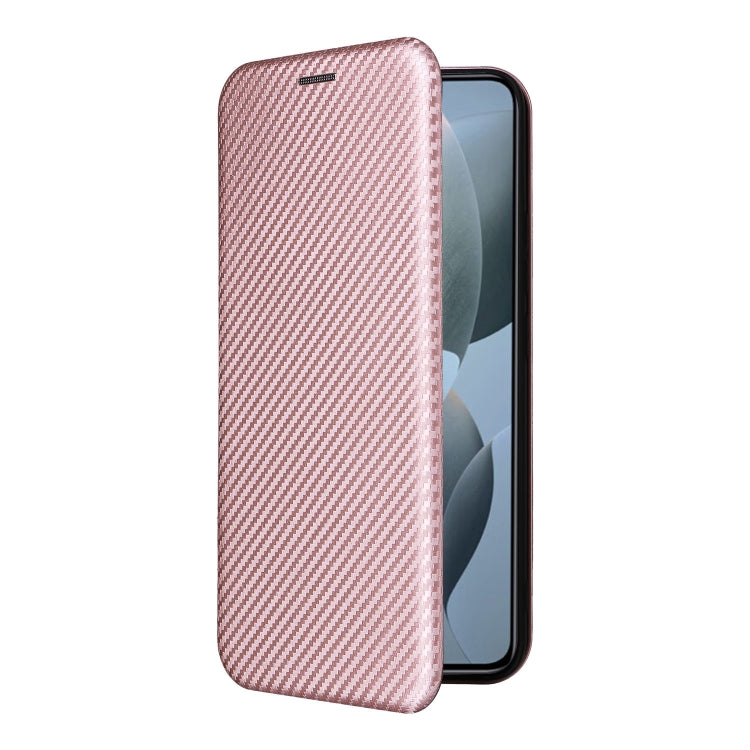 For Xiaomi 14T Carbon Fiber Texture Flip Leather Phone Case