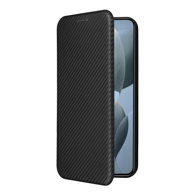 For Xiaomi 14T Carbon Fiber Texture Flip Leather Phone Case