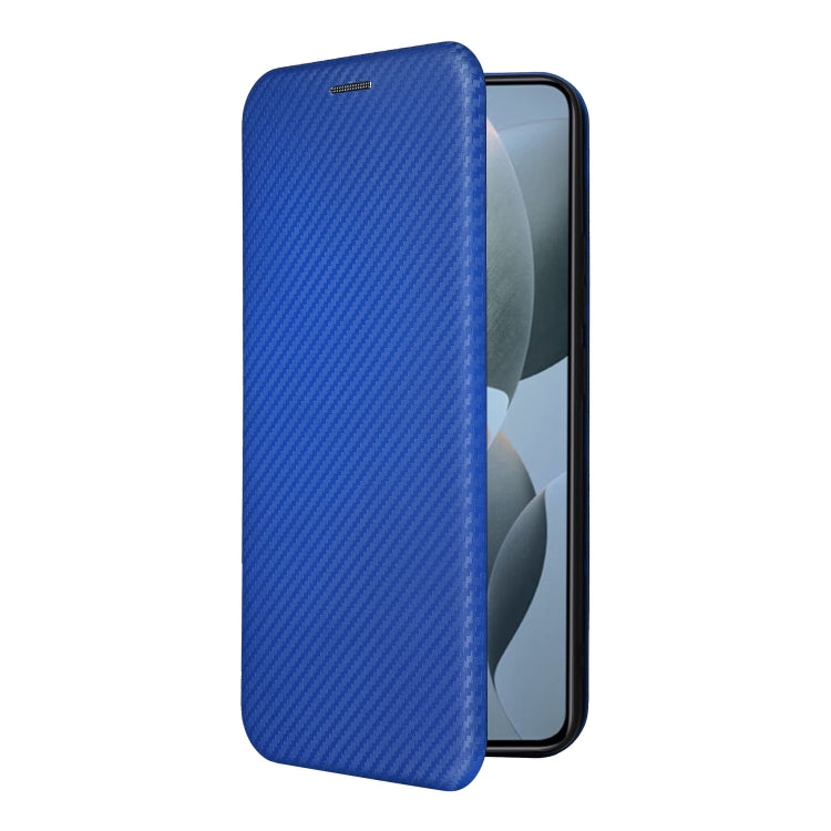 For Xiaomi 14T Carbon Fiber Texture Flip Leather Phone Case