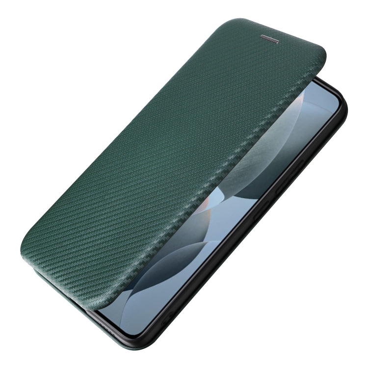 For Xiaomi 14T Carbon Fiber Texture Flip Leather Phone Case