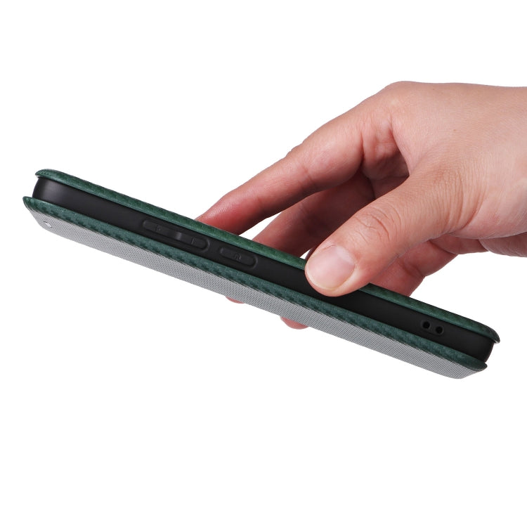 For Xiaomi 14T Carbon Fiber Texture Flip Leather Phone Case
