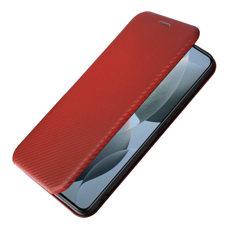 For Xiaomi 14T Carbon Fiber Texture Flip Leather Phone Case