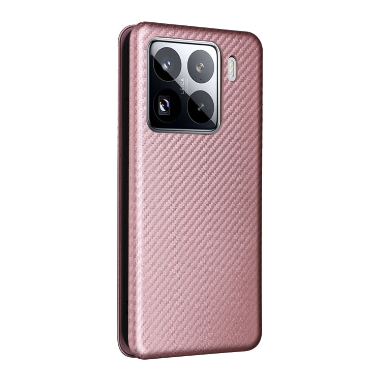 For Xiaomi 15 Carbon Fiber Texture Flip Leather Phone Case