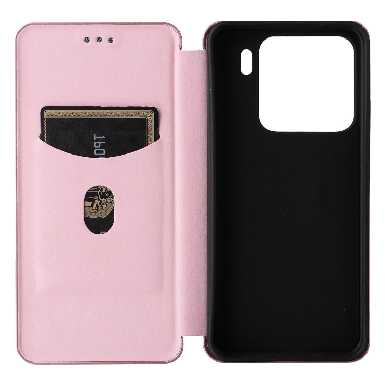 For Xiaomi 15 Carbon Fiber Texture Flip Leather Phone Case