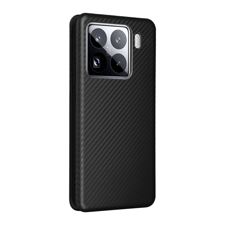For Xiaomi 15 Carbon Fiber Texture Flip Leather Phone Case