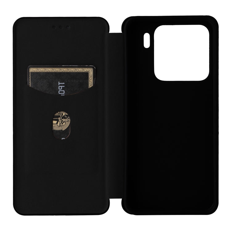 For Xiaomi 15 Carbon Fiber Texture Flip Leather Phone Case