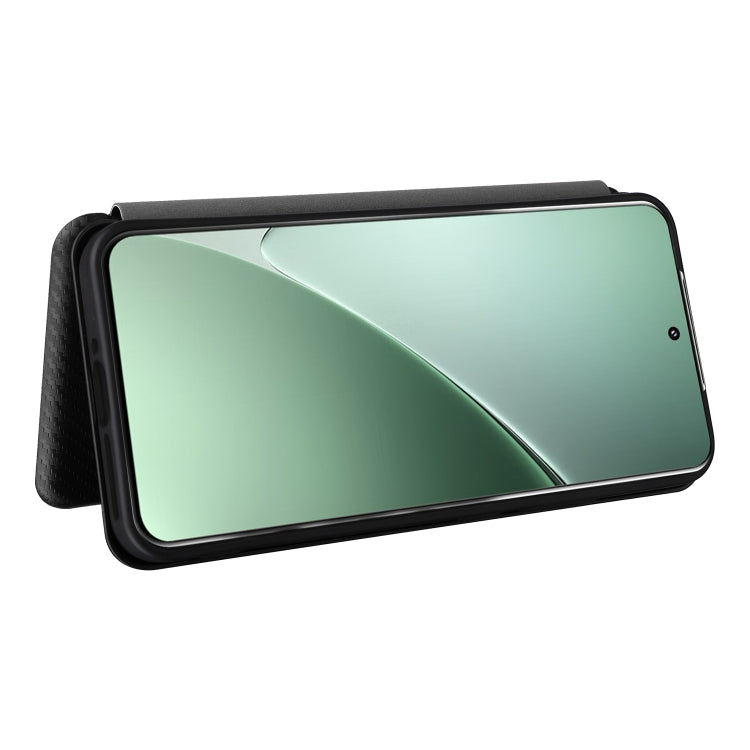For Xiaomi 15 Carbon Fiber Texture Flip Leather Phone Case