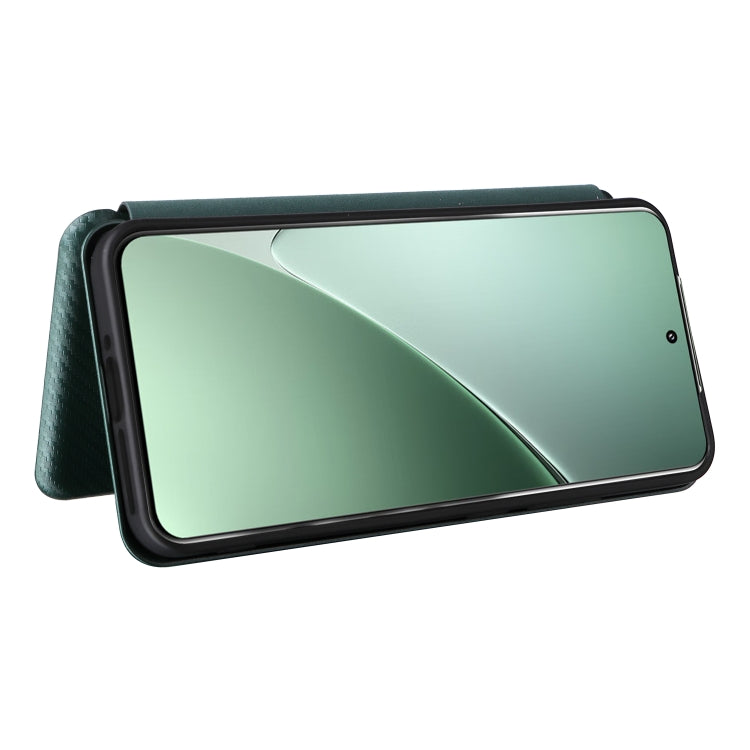 For Xiaomi 15 Carbon Fiber Texture Flip Leather Phone Case