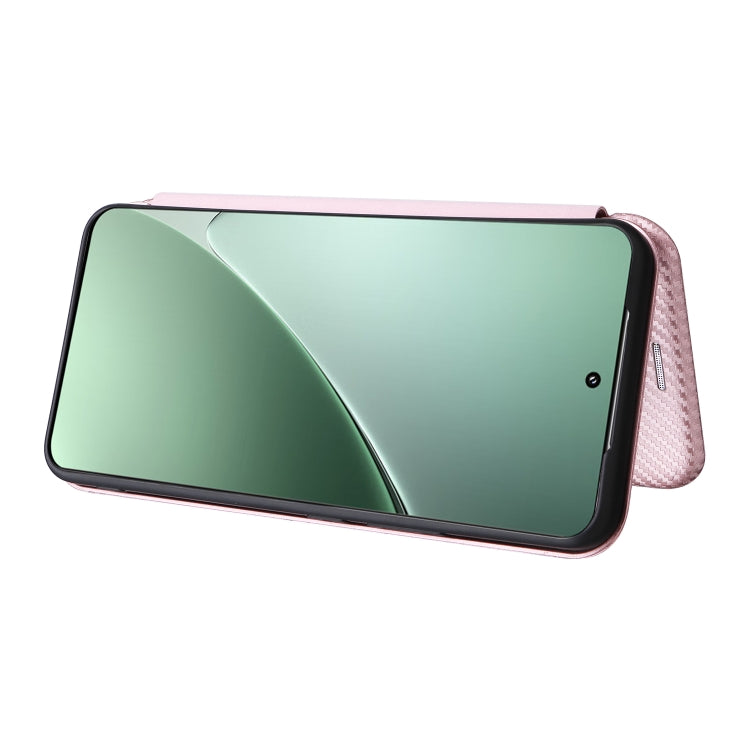 For Xiaomi 15 Pro Carbon Fiber Texture Flip Leather Phone Case