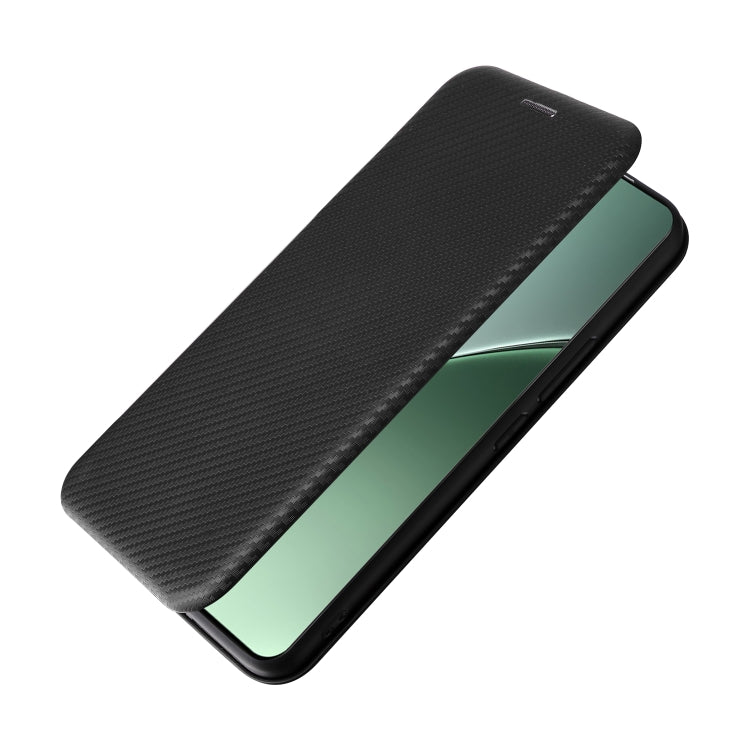For Xiaomi 15 Pro Carbon Fiber Texture Flip Leather Phone Case