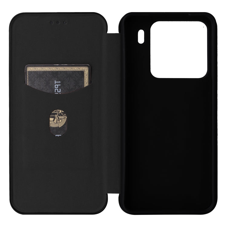 For Xiaomi 15 Pro Carbon Fiber Texture Flip Leather Phone Case