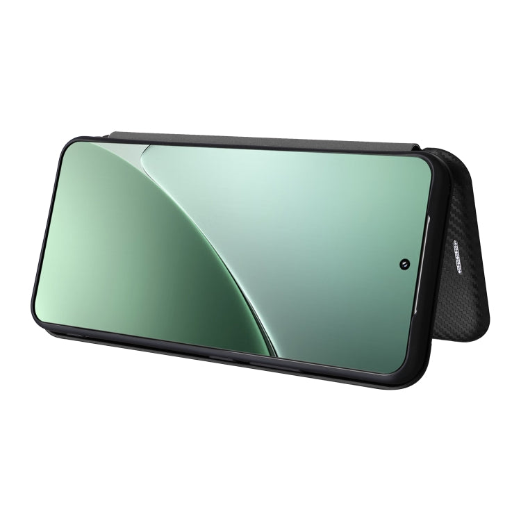 For Xiaomi 15 Pro Carbon Fiber Texture Flip Leather Phone Case