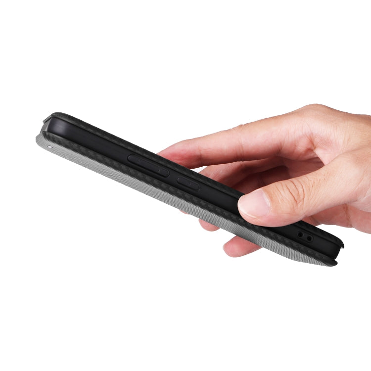 For Xiaomi 15 Pro Carbon Fiber Texture Flip Leather Phone Case