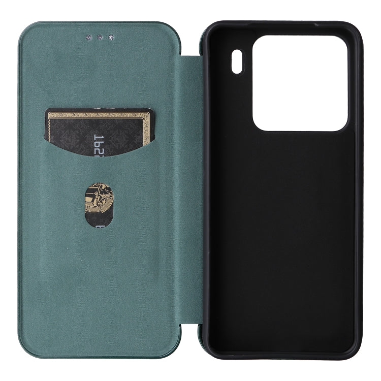 For Xiaomi 15 Pro Carbon Fiber Texture Flip Leather Phone Case