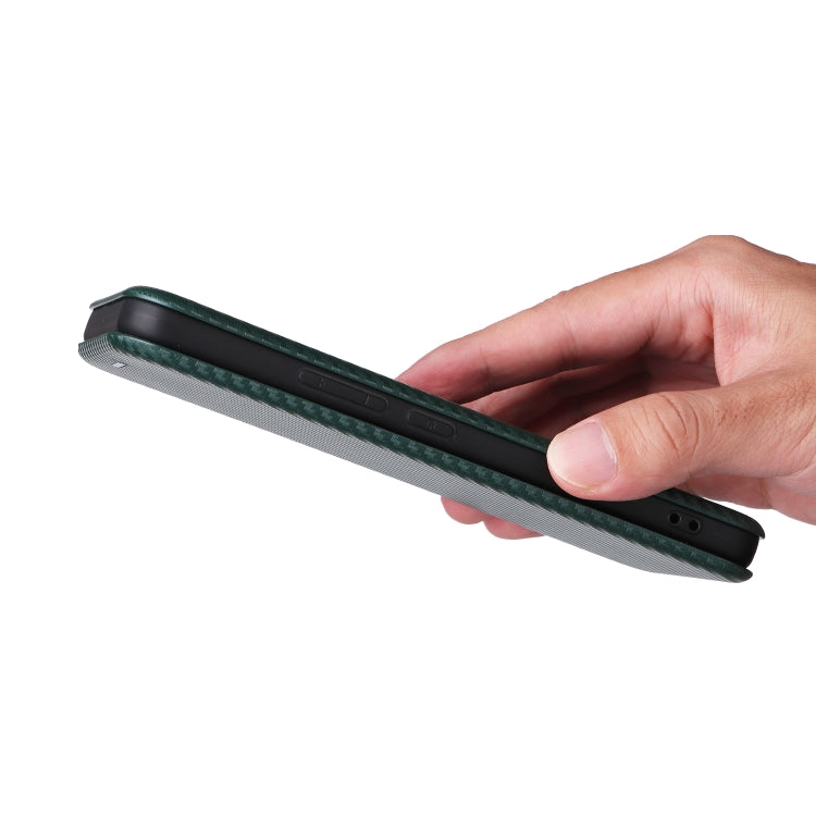 For Xiaomi 15 Pro Carbon Fiber Texture Flip Leather Phone Case