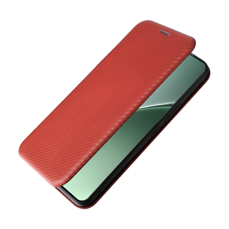 For Xiaomi 15 Pro Carbon Fiber Texture Flip Leather Phone Case