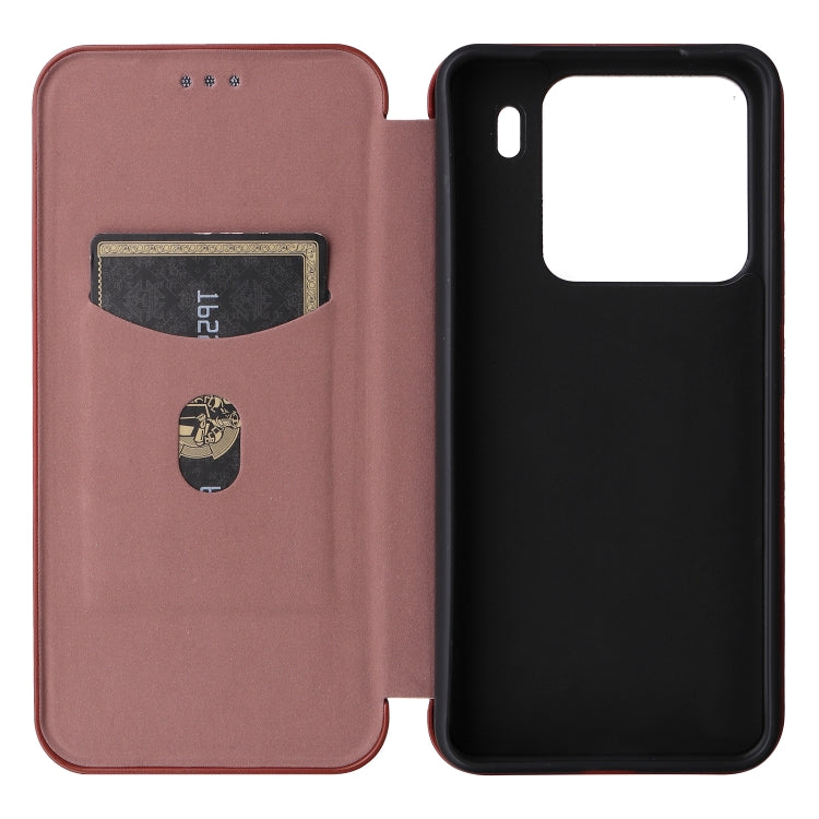 For Xiaomi 15 Pro Carbon Fiber Texture Flip Leather Phone Case