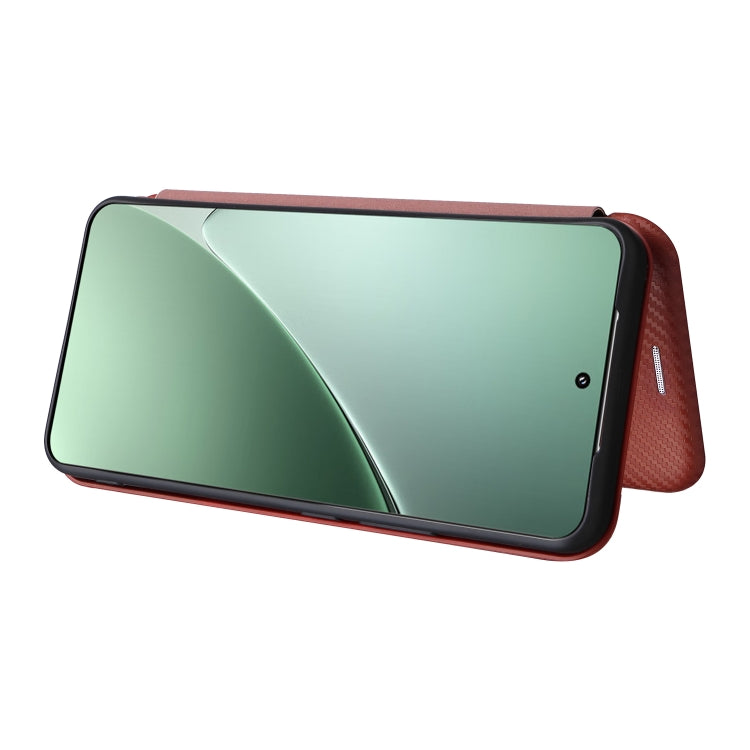 For Xiaomi 15 Pro Carbon Fiber Texture Flip Leather Phone Case