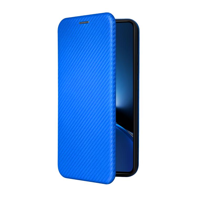 For Xiaomi Poco X7 Pro / Redmi Turbo 4 Carbon Fiber Texture Flip Leather Phone Case