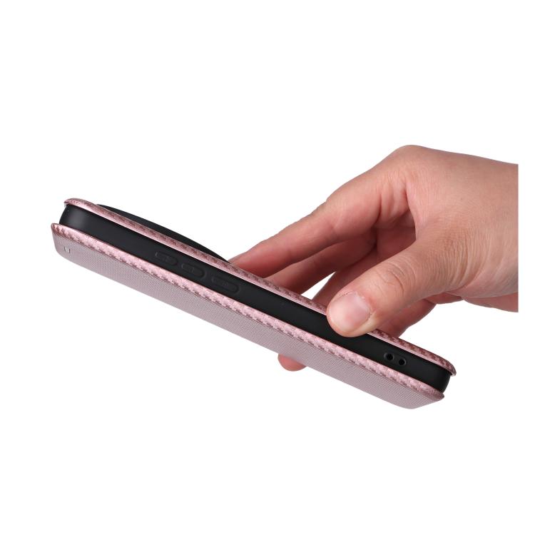 For Xiaomi 15 Ultra Carbon Fiber Texture Flip Leather Phone Case