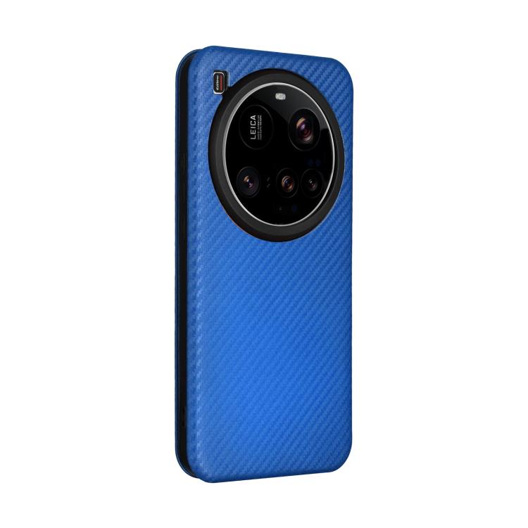 For Xiaomi 15 Ultra Carbon Fiber Texture Flip Leather Phone Case