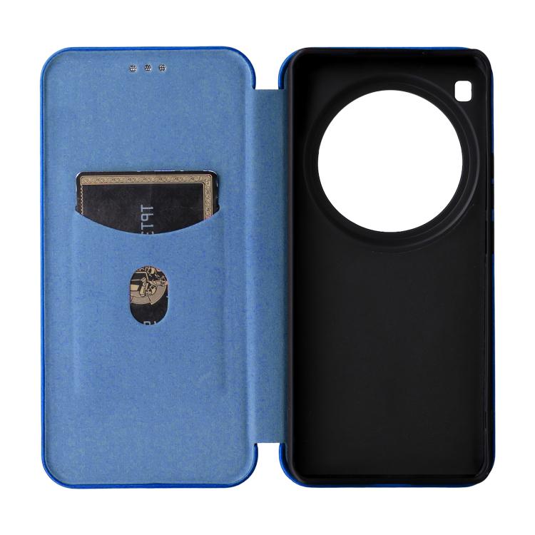 For Xiaomi 15 Ultra Carbon Fiber Texture Flip Leather Phone Case
