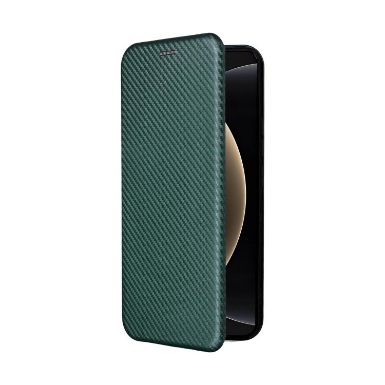 For Xiaomi 15 Ultra Carbon Fiber Texture Flip Leather Phone Case