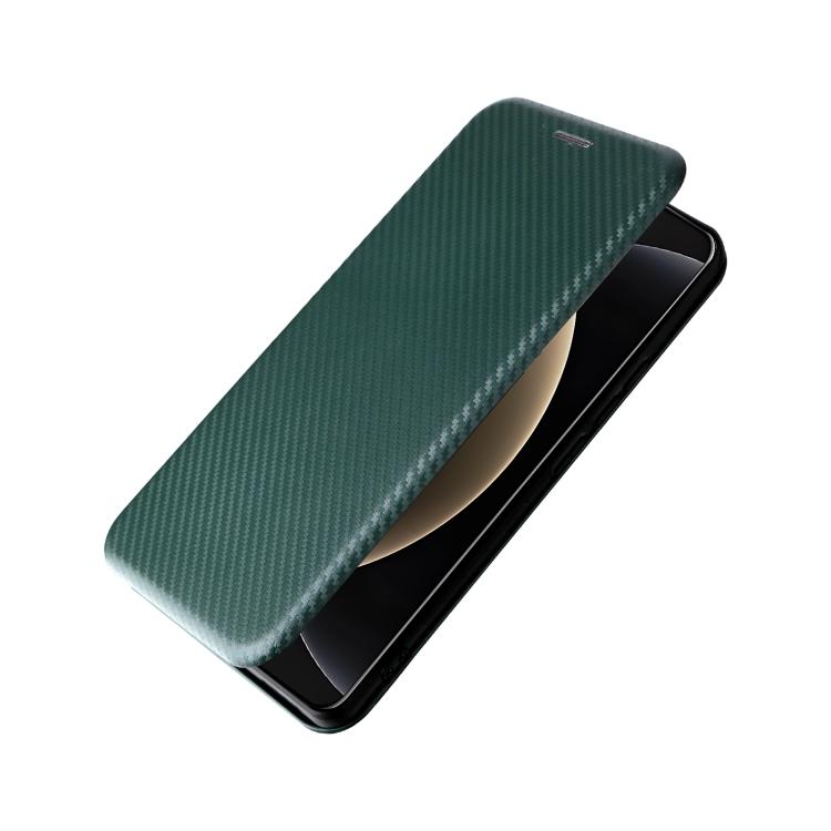 For Xiaomi 15 Ultra Carbon Fiber Texture Flip Leather Phone Case