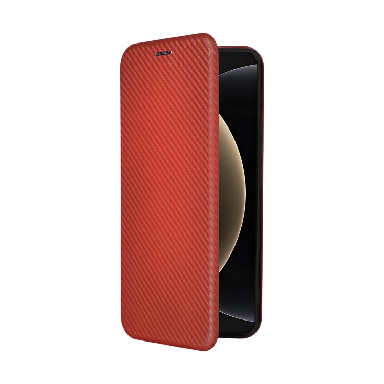 For Xiaomi 15 Ultra Carbon Fiber Texture Flip Leather Phone Case