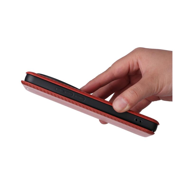 For Xiaomi 15 Ultra Carbon Fiber Texture Flip Leather Phone Case