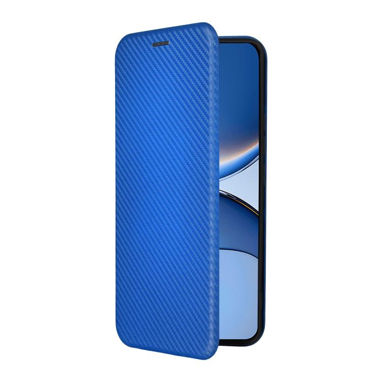 For Xiaomi Poco F7 5G Global Carbon Fiber Texture Flip Leather Phone Case