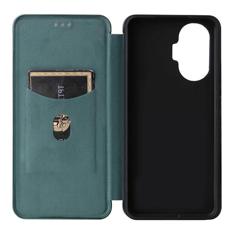 For Xiaomi Poco F7 5G Global Carbon Fiber Texture Flip Leather Phone Case