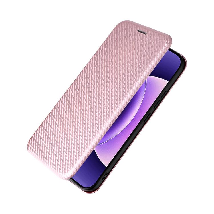 For Xiaomi 17 Pro Carbon Fiber Texture Flip Leather Phone Case