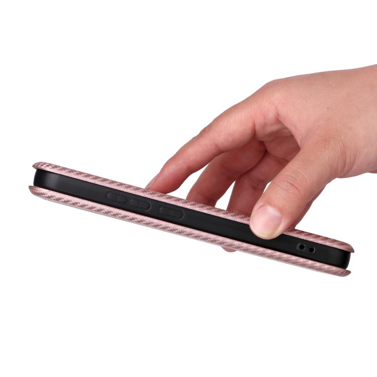 For Xiaomi 17 Pro Carbon Fiber Texture Flip Leather Phone Case