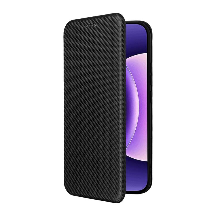 For Xiaomi 17 Pro Carbon Fiber Texture Flip Leather Phone Case
