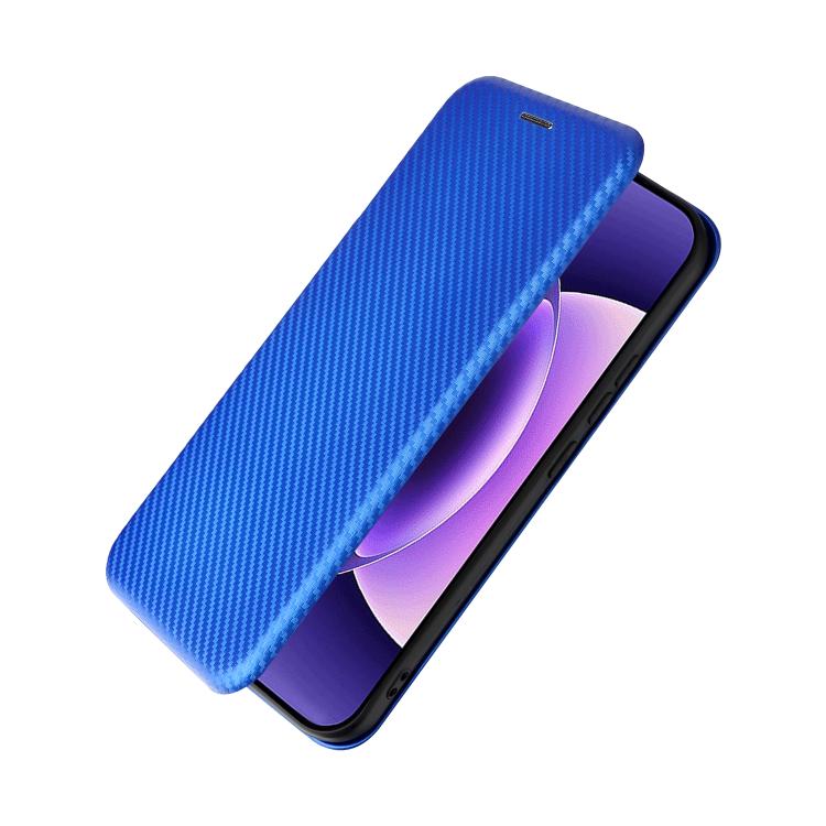 For Xiaomi 17 Pro Carbon Fiber Texture Flip Leather Phone Case