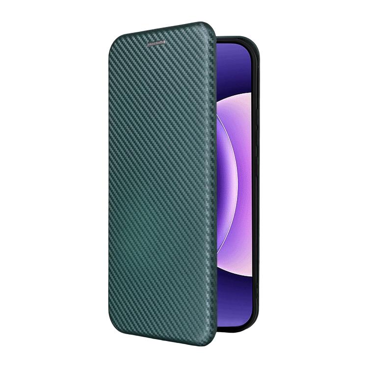 For Xiaomi 17 Pro Carbon Fiber Texture Flip Leather Phone Case