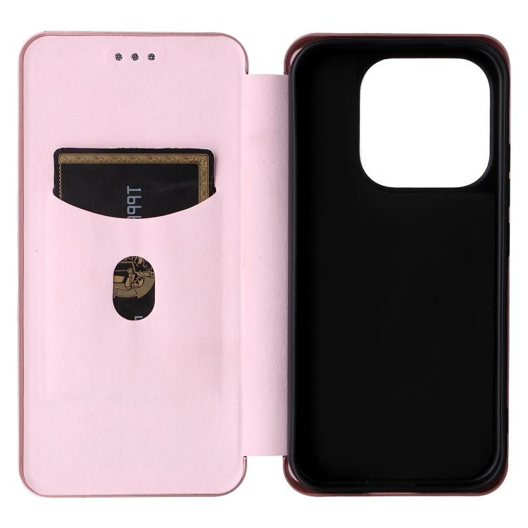 For Xiaomi 17 Carbon Fiber Texture Flip Leather Phone Case