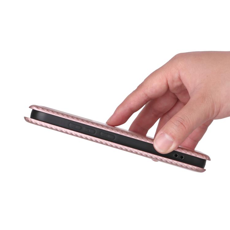 For Xiaomi 17 Carbon Fiber Texture Flip Leather Phone Case