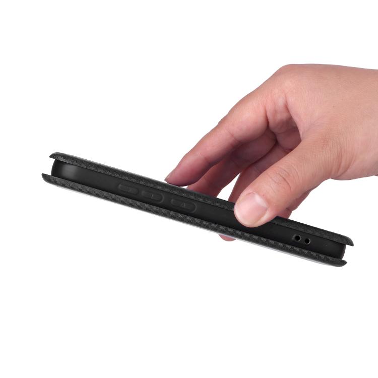 For Xiaomi 17 Carbon Fiber Texture Flip Leather Phone Case
