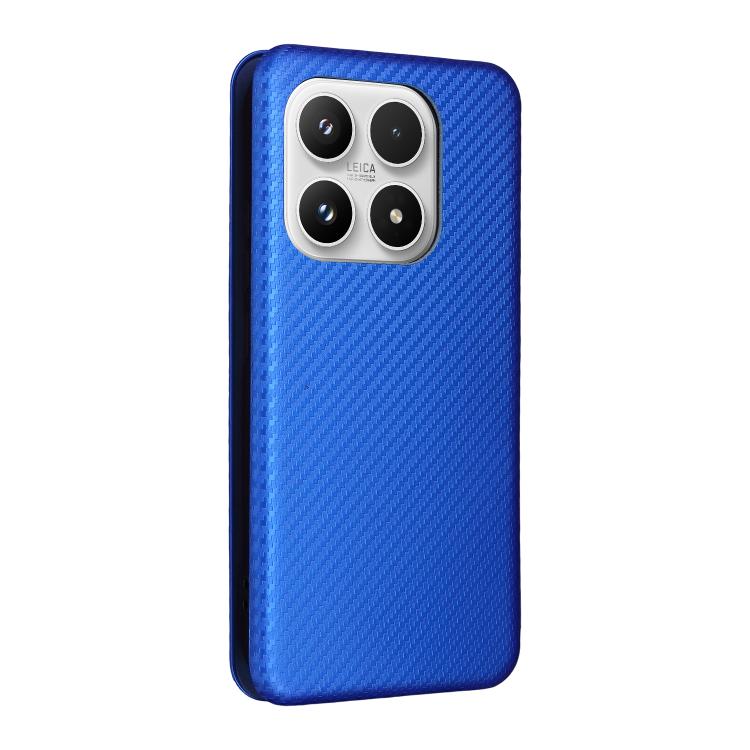 For Xiaomi 17 Carbon Fiber Texture Flip Leather Phone Case