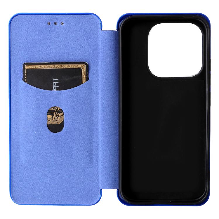 For Xiaomi 17 Carbon Fiber Texture Flip Leather Phone Case