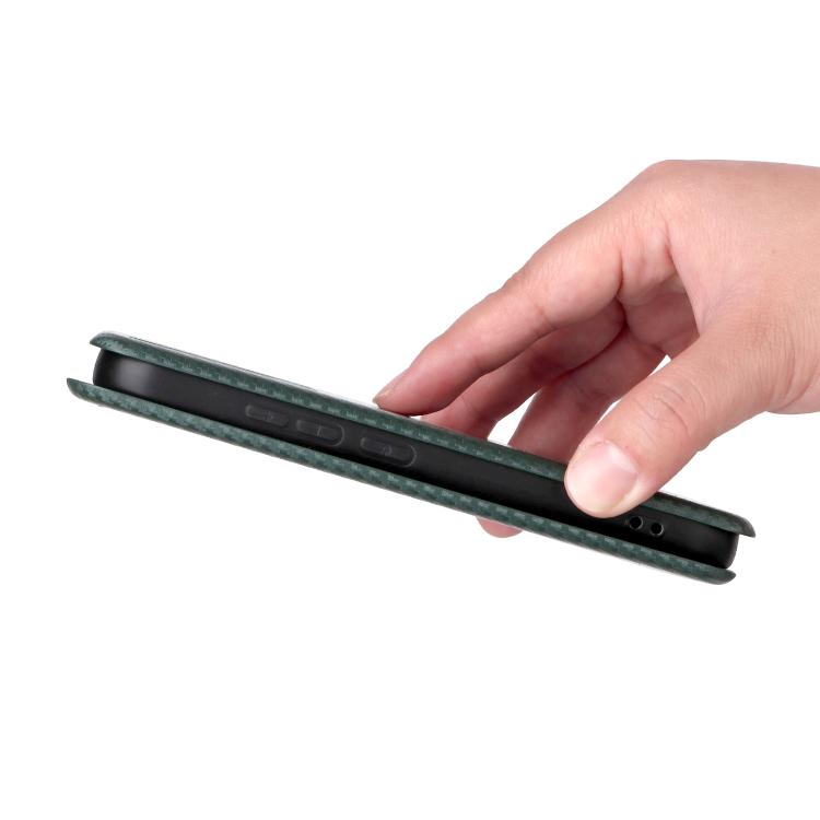 For Xiaomi 17 Carbon Fiber Texture Flip Leather Phone Case