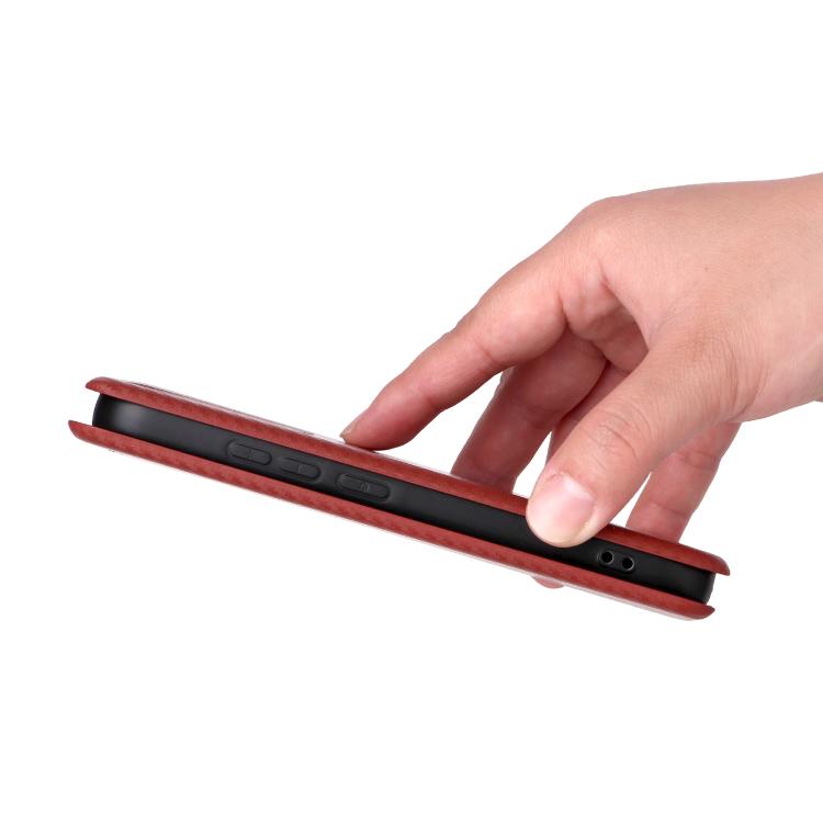 For Xiaomi 17 Carbon Fiber Texture Flip Leather Phone Case