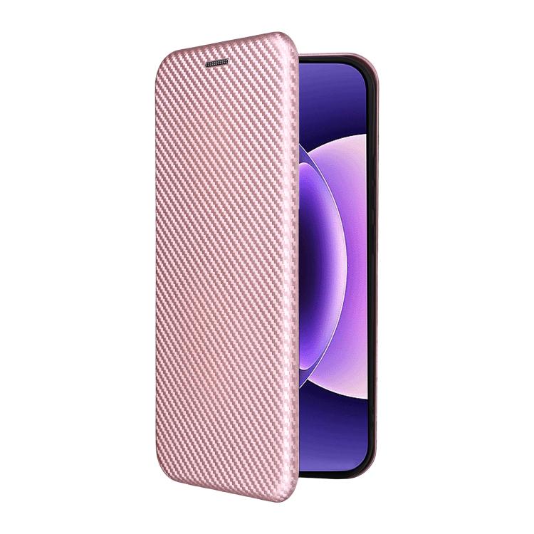 For Xiaomi 17 Pro Max Carbon Fiber Texture Flip Leather Phone Case
