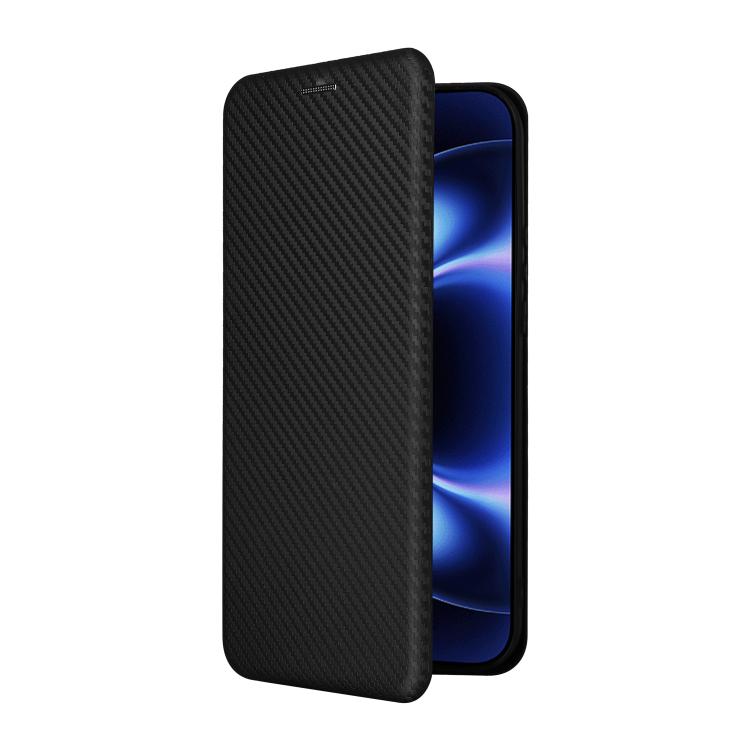 For Xiaomi 17 Ultra Carbon Fiber Texture Flip Leather Phone Case