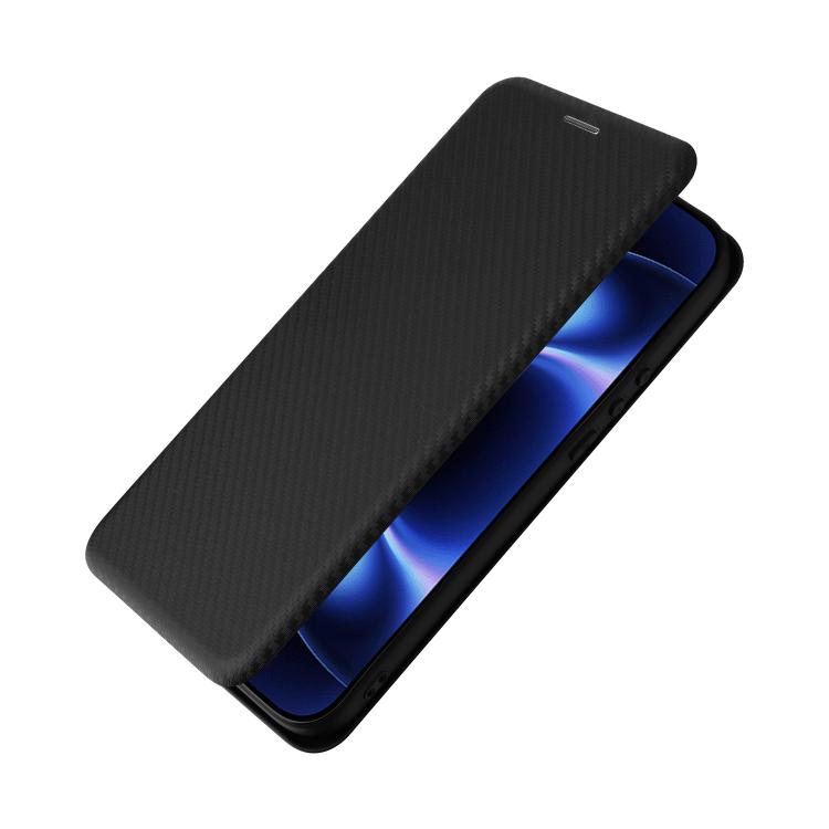 For Xiaomi 17 Ultra Carbon Fiber Texture Flip Leather Phone Case