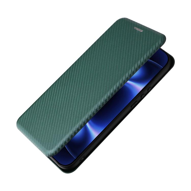 For Xiaomi 17 Ultra Carbon Fiber Texture Flip Leather Phone Case