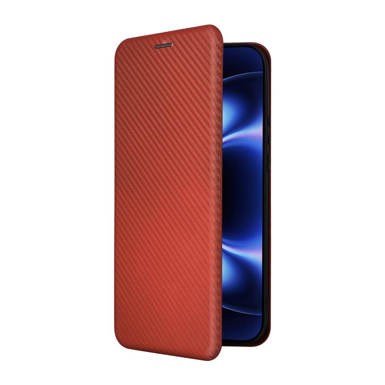 For Xiaomi 17 Ultra Carbon Fiber Texture Flip Leather Phone Case