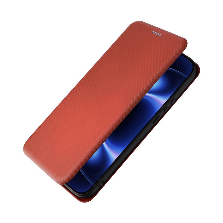 For Xiaomi 17 Ultra Carbon Fiber Texture Flip Leather Phone Case
